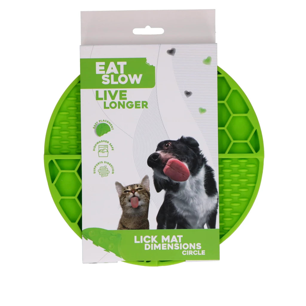 Tapis de Lechage Chien Rond - Eat Slow Live Longer