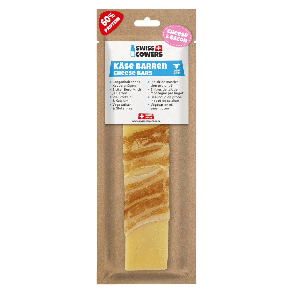 Friandise au Bacon Chien Fromage - SwissCowers