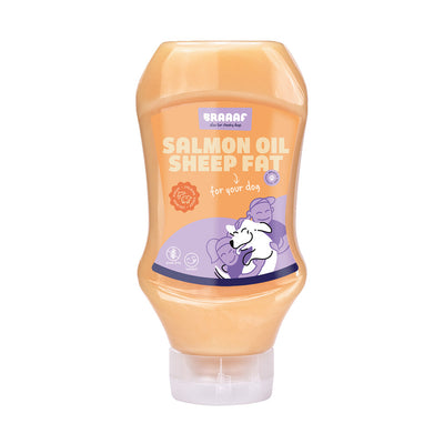 Huile de Saumon et Graisse de Mouton Chien Naturel 500ml - Braaaf