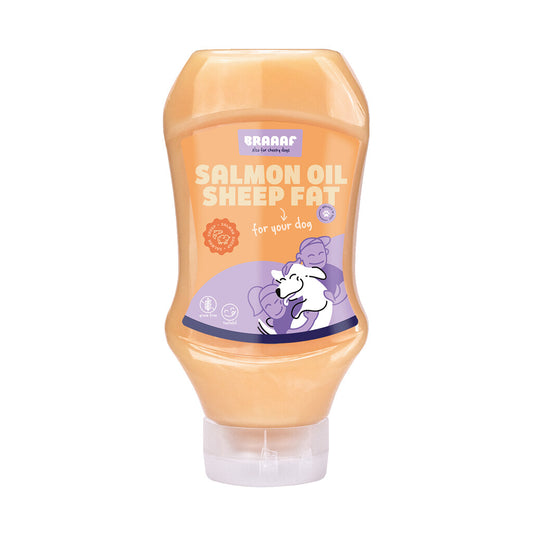 Huile de Saumon et Graisse de Mouton Chien Naturel 500ml - Braaaf