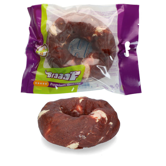 Snack a Macher Chien Donut Agneau et Poisson - Braaaf