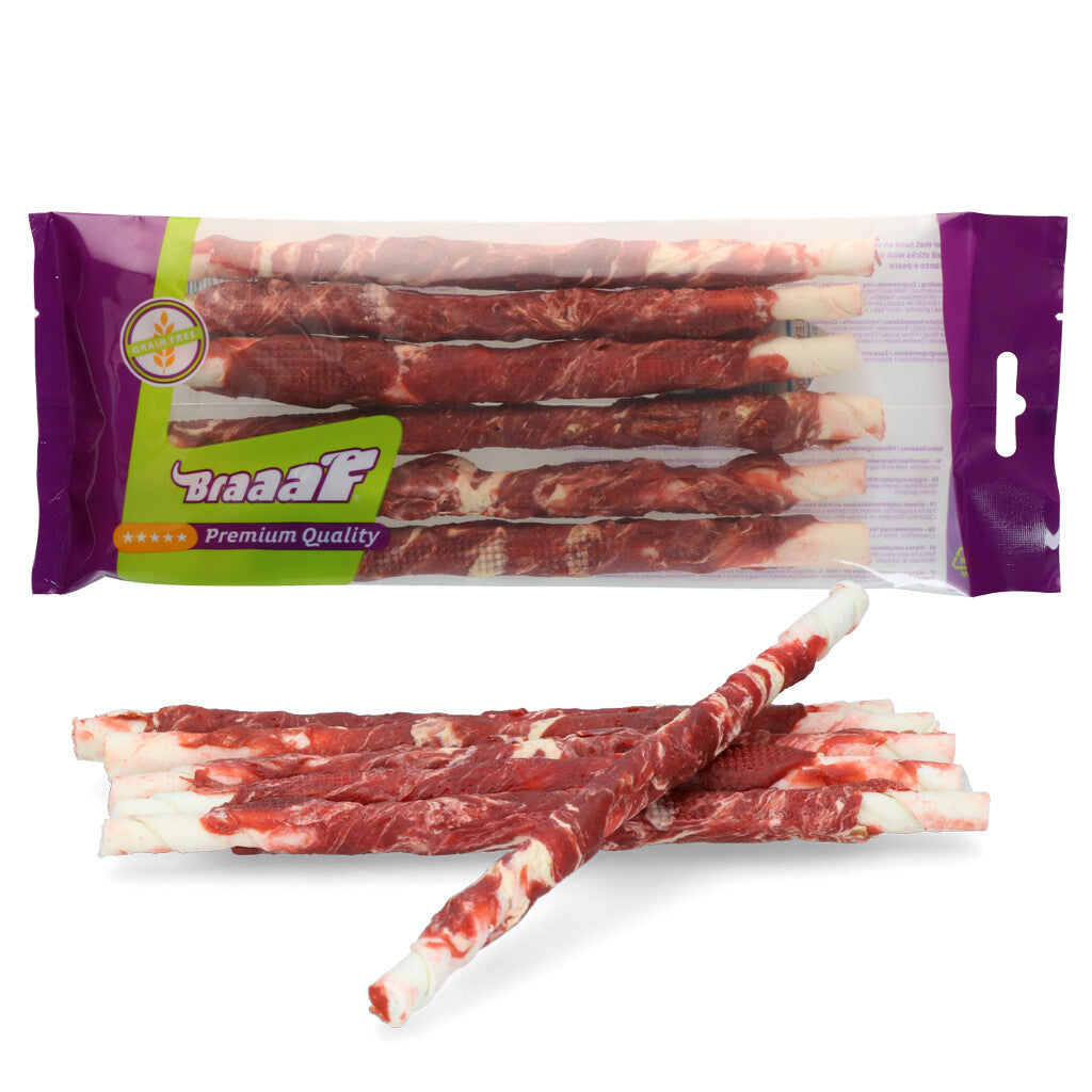 Snack a Macher Chien Boeuf et Poisson Twister - Braaaf