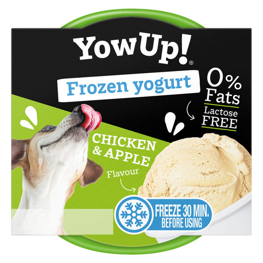Frozen Yogurt Chien Pomme et Poulet 12pcs - YowUp!