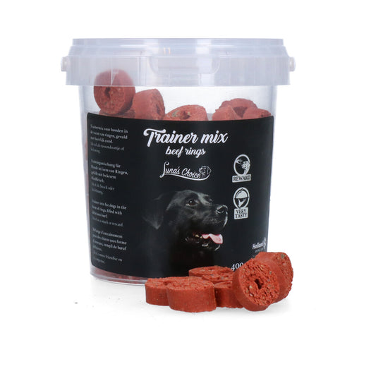 Friandise Chien Mélange d'Entraînement Anneaux de Boeuf - Luna's Choice
