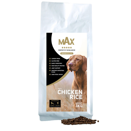 Croquette pour Chien Adulte Poulet & Riz - Max Adult
