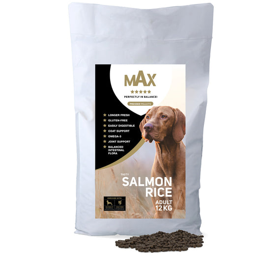Croquette pour Chien Saumon & Riz 12kg - Max