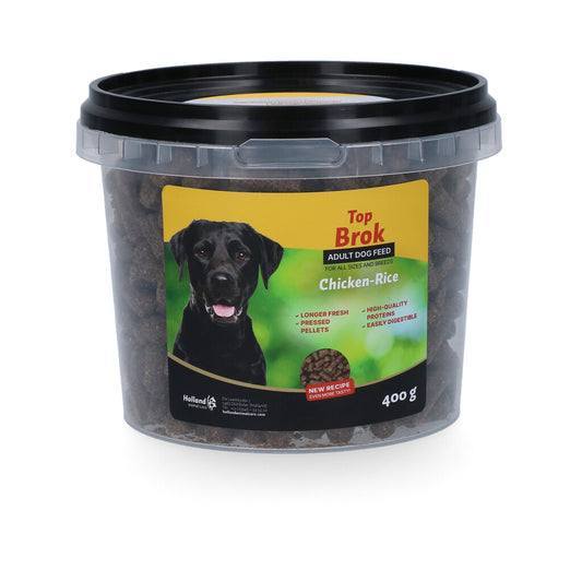 Croquettes pour Chien Pressées Poulet & Riz - Topbrok Dog